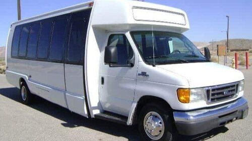 20 passenger minibus exterior, compact shuttle for small groups