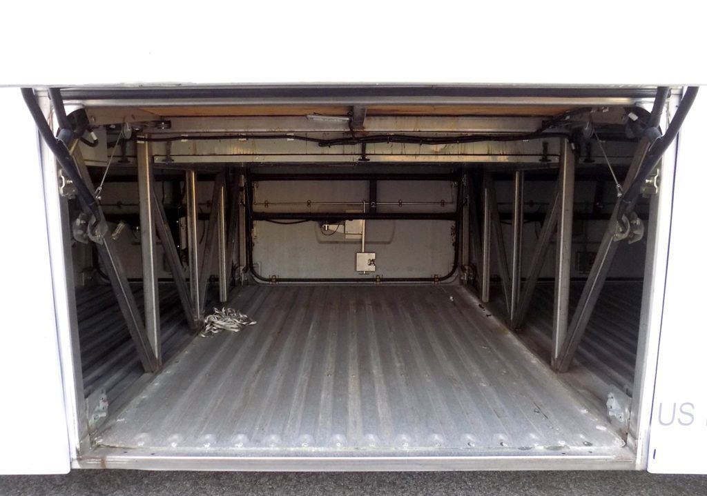 56 passenger charter bus underfloor luggage bay